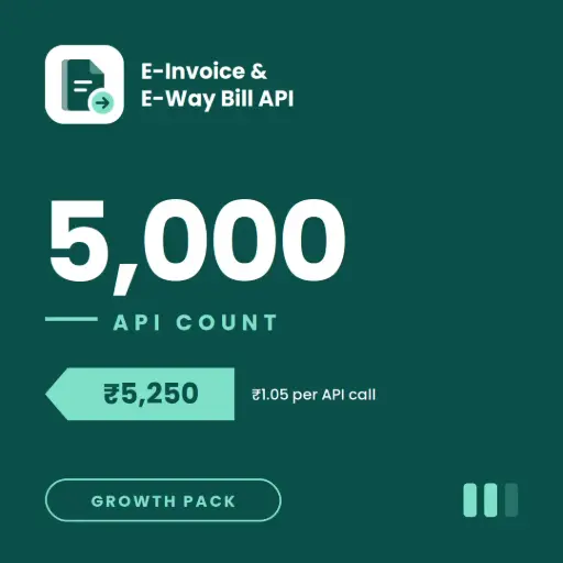 [NSDL-5000] E-Invoice & E-Way Bill API count