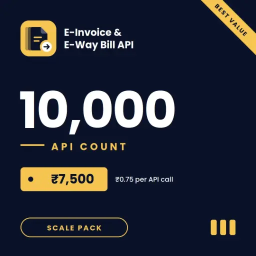 [NSDL-10000] E-Invoice & E-Way Bill API count